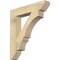 Ekena Millwork Balboa Slat Rough Sawn Bracket, Douglas Fir, 6"W x 34"D x 38"H BKT06X34X38BOA06RDF - alternate 1